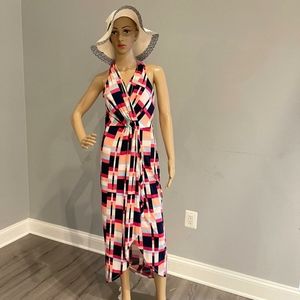 Adrianna Papell Sleeveless tea length dress